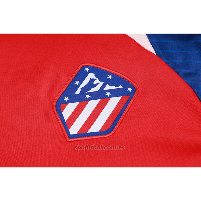 Chandal del Atletico Madrid Manga Corta 2023-2024 Rojo - Pantalon Corto